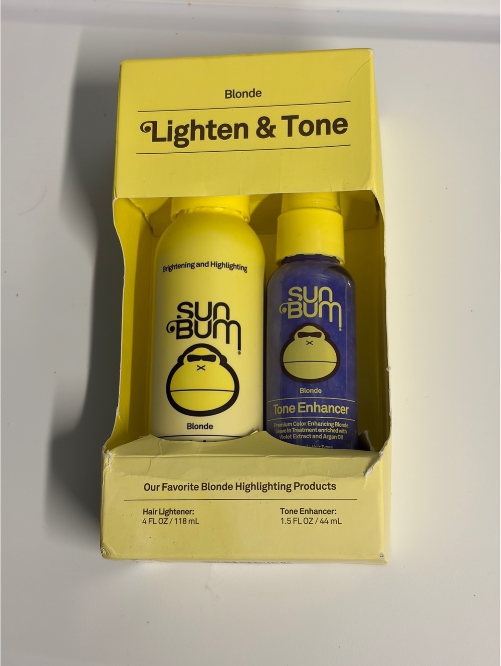 Sun Bum Blonde Lighten & Tone Hair Lightener and Tone Enhancer Set